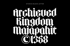 Ethnica - Blackletter Font Product Image 3