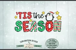 Tis The Season Penguin | PNG Design For Sublimation or DTF Product Image 2