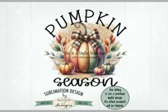 Pumpkin Season Pumpkin Bow | PNG Design for Sublimation DTF Product Image 7