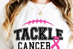 Tackle Cancer Svg, Breast Cancer Svg, Cancer Product Image 7