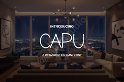 Capu - Modern Geometric Sans Serif Product Image 1