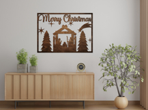 Christmas Papercut, Christmas Lasercut, Christmas cut files Product Image 2