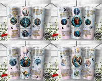 12 Zodiac Sign Affirmation |20oz Skinny Tumbler Sublimation Product Image 2