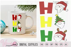 Ho Ho Ho christmas gnomes svg, 3 Gnomes svg, cricut svg, plo Product Image 2