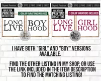 Boy Nursery SVG, Long Live Boy Hood, Boys Room Printable png Product Image 5