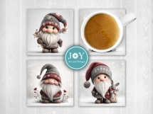 CHRISTMAS GNOMES JPEG CLIPART BUNDLE Product Image 2