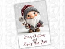 CHRISTMAS GNOMES JPEG CLIPART BUNDLE Product Image 3