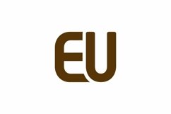 EU logo design vector template Product Image 1