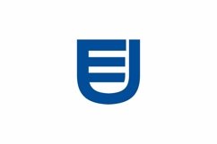 EU UE logo design vector template Product Image 1