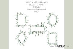 greenery frames clipart