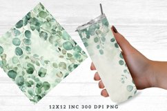 Eucalyptus Watercolor Seamless Digital Paper Bundle Product Image 4
