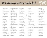 europe cities instagram icons