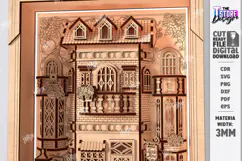 European Alley Key Holder Laser Cut | Wall Decor | Key Rack Product Image 3