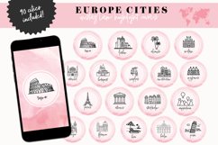 european cities instagram highlight covers
