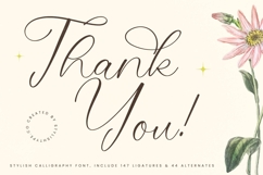 Evelyn Scarlet - Stylish Calligraphy Font Product Image 20