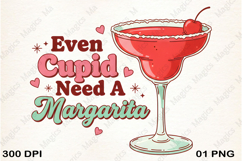 Even Cupid Need a Margarita Valentine Png Product Image 1