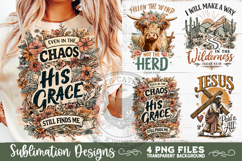 Christian Sublimation PNG Faith Sublimation 4 Designs Product Image 2