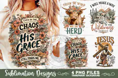 Christian Sublimation PNG Faith Sublimation 4 Designs Product Image 2