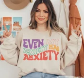 Even My Anxiety Has Anxiety SVG, Sarcastic SVG, Funny SVG Product Image 3