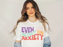Even My Anxiety Has Anxiety SVG, Sarcastic SVG, Funny SVG Product Image 5