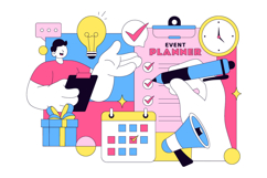 10 Event Planner Illustration Product Image 4