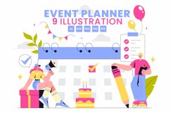 9 Event Planning Illustration Product Image 1