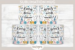 Every Bunny Welcome v8 Mug Wrap Sublimation Product Image 1