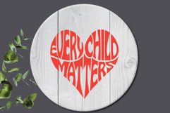 every child matters lettering in a heart shape