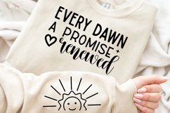 Every Dawn A Promise Sleeve SVG, Motivational SVG Design Product Image 2