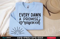 Every Dawn A Promise Sleeve SVG, Motivational SVG Design Product Image 1