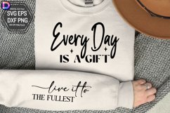 Every Day is a Gift Sleeve SVG Product Image 1