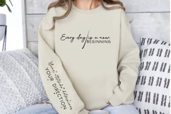 Every day is a new beginning Sleeve SVG Product Image 3
