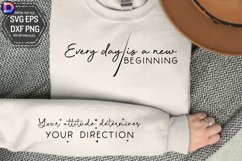 Every day is a new beginning Sleeve SVG Product Image 1