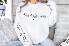 Every day is a new beginning Sleeve SVG Product Image 2