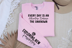 Every Day is an Adventure Embrace the Unknown Sleeve SVG Product Image 3