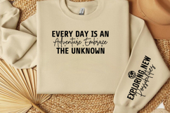 Every Day is an Adventure Embrace the Unknown Sleeve SVG Product Image 2