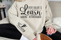 Every Failure is a Lesson Learn and Sleeve SVG Design Product Image 3