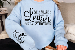 Every Failure is a Lesson Learn and Sleeve SVG Design Product Image 2