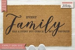 Home Sign Cut File used as a doormat 