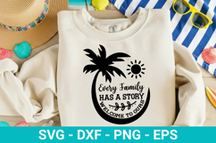 Family Vacation SVG Design - Every Family Has a Story Product Image 3