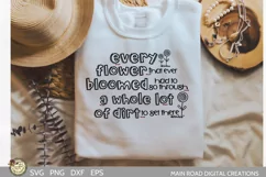 inspirational svg being used on a sweatshirt