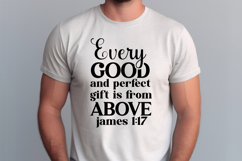 Every good and perfect gift SVG, Scripture SVG Product Image 1
