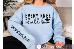 Every knee shall bow Sleeve SVG Design Product Image 3
