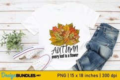 Autumn Sublimation | Falling Leaves Print | Fall Sublimation Product Image 1