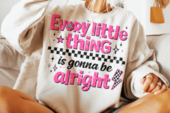 Every Little Thing is Gonna Be Alright PNG, Motivational Product Image 4