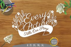 Every Picture Tells Our Story Papercut SVG Product Image 2