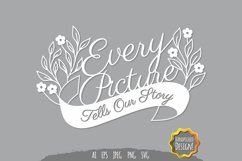 Every Picture Tells Our Story Papercut SVG Product Image 1