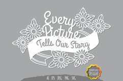 Every Picture Tells Our Story Papercut SVG Product Image 2