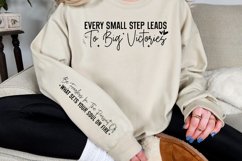 Every small step leads to big victories Sleeve SVG Product Image 3