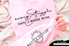 Every Struggle Shapes Sleeve SVG, Motivational SVG Design Product Image 2